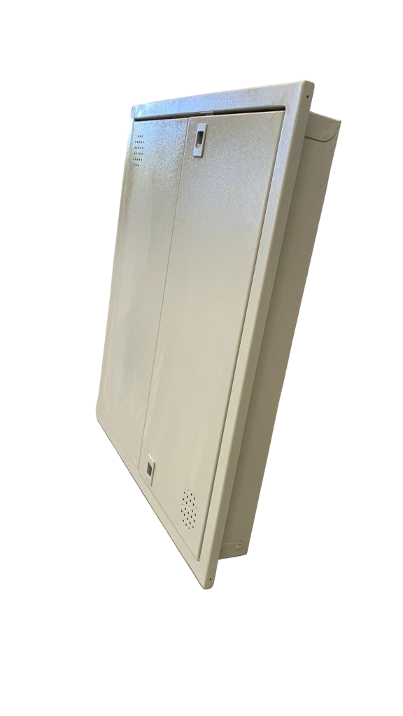 Caja pau 600x500x80mm 2 puertas
